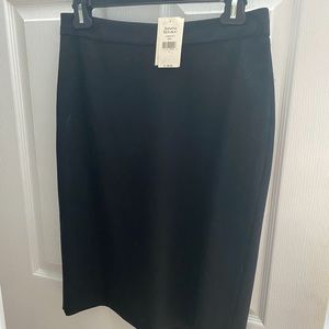 Black pencil skirt